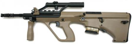 Винтовка Microtec MSAR STG-556 со штатным оптическим прицелом и 10-зарядным магазином.