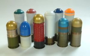 A variety of 40mm grenades for NATO-standard grenade launchers.