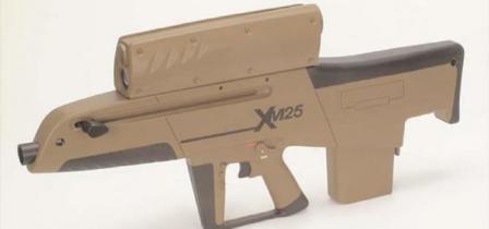 Another XM25 grenade launcher mock-up.