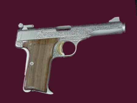 Browning model 380, гравированная модель "Ренессанс" (вариант модели 1922 года, выпуска после 1971 года, предназначенный для экспорта в США).