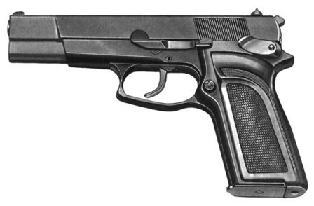 FN HP-DA (Browning Double Action) - ранняя модель.