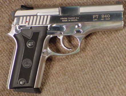 Taurus PT940 pistol, right side.