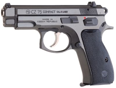 CZ 75B Compact, with shortened barrel, slide and grip