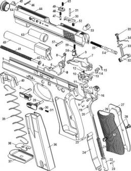 CZ97B parts diagram