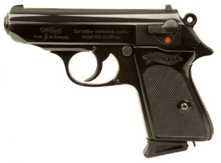 Post-war Walther PPK pistol.