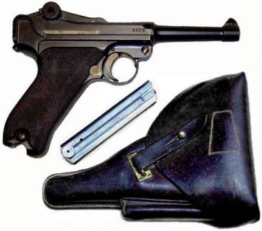 P-08 - standart sidearm of German Military during WW I and WW II.