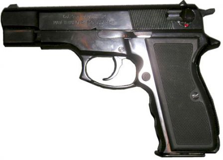 FEG P9RK (short barrel version), current manufacture, left side view.