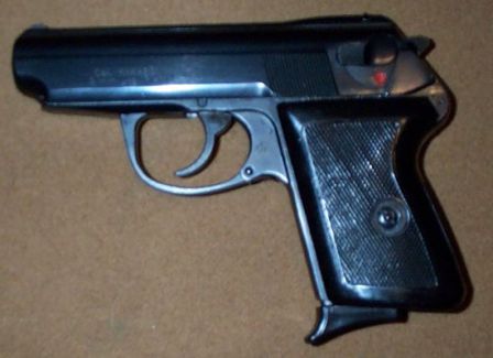 P64 pistol, left side.