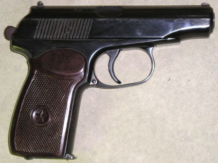 Makarov PM pistol, 1971 production gun, left side