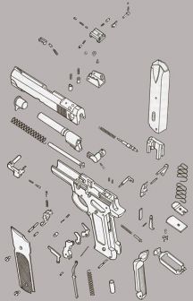 Click here to see exploded view of the S&W mod.59/659 pistol