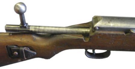 Mauser G.41(M) rifle, bolt handle retracted.