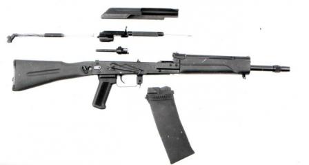Гладкоствольное ружье (карабин) Сайга 12К, неполная разборка.