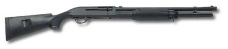 Benelli M3 Super 90 with standard stock and rifle type open sights.