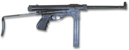 Vigneron M2 submachine gun, right side.