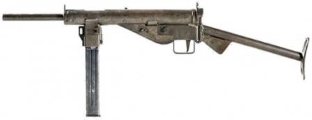 MP 3008 submachine gun, version with tubular butt.