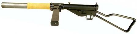 STEN Mk.IIS (STEN Mark 2 Silenced) submachine gun.