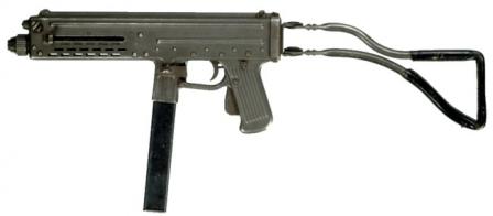  Franchi LF-57 submachine gun, left side.