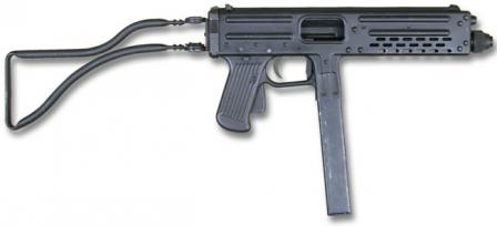  Franchi LF-57 submachine gun, right side.