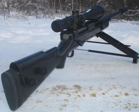Lobaev SVL single shot long range sniper rifle in .408 Chey-tac.