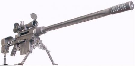  CheyTac Intervention .408 caliber M100 sniper rifle.