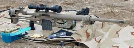 Система оружия CheyTac LRRS, включающая в себя, помимо винтовки Intervention M200 с оптическим прицелом еще и боеприпасы .408 CheyTac и баллистический компьютер с сенсорами.