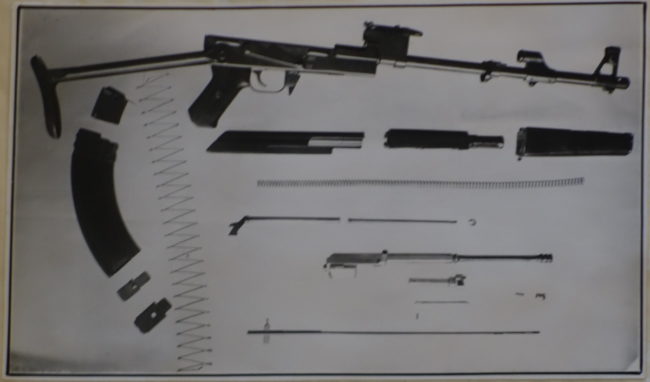Kalashnikov AK-47 experimental assault rifle, photo from trials report of 1947