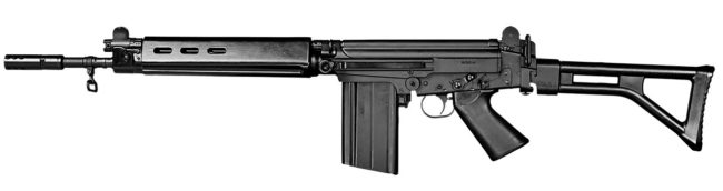 the Fz. M964A1 rifle made in Brazinl, a licensed verion of the FN FAL Para