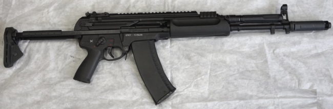 The 5.45x39mm A545 6P67 assault rifle, production variant